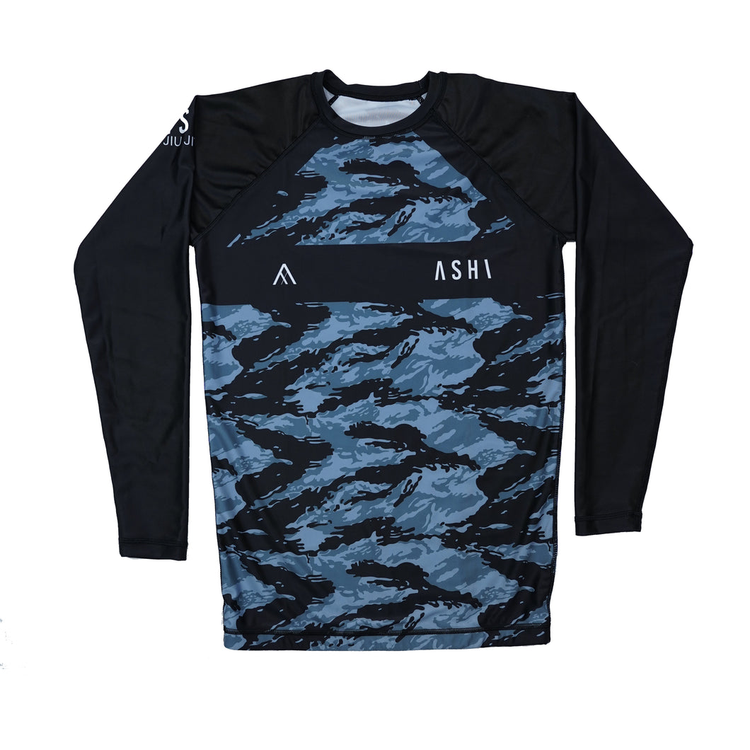 Long Sleeve Tiger Stripe Camo Rashguard